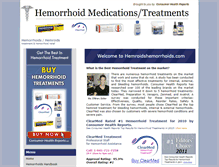 Tablet Screenshot of hemroidshemorrhoids.com